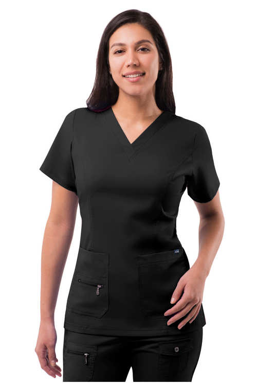 Healing Hands Scrub - Women's Journey Camo Solid Top – Scrubs Uniforms